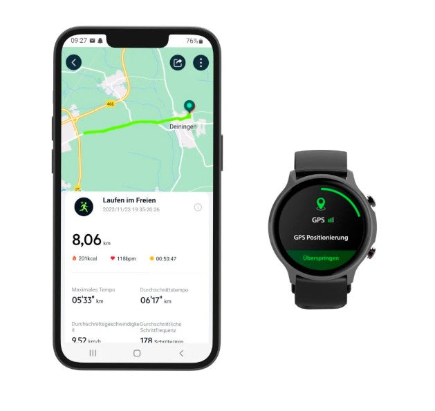 Smartwatch Hama Fit Watch 6910 · con GPS integrado