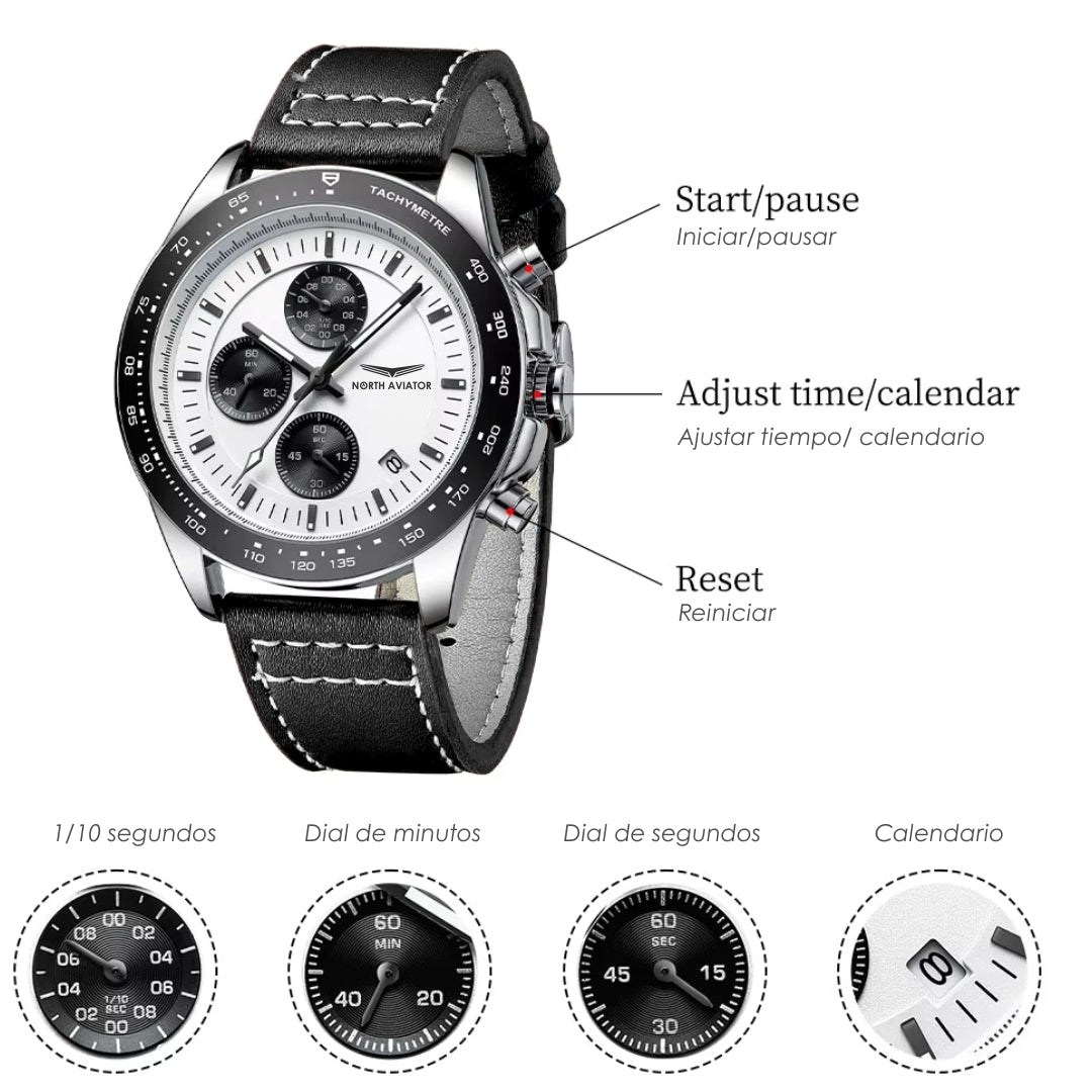 Reloj de piloto North Aviator Constellation