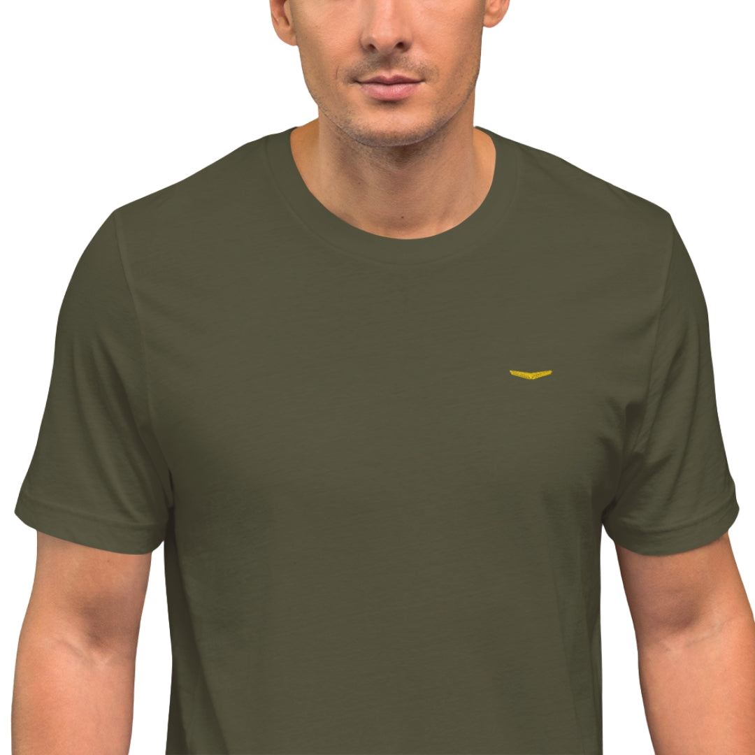 Camiseta bordada North Aviator military