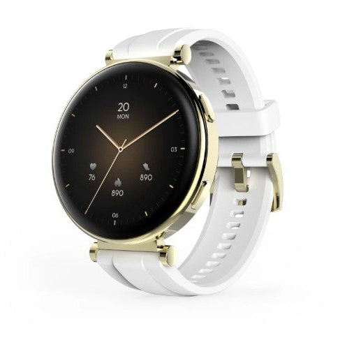 Smartwatch Hama 7000 AMOLED 43 mm · Blanco / Dorado