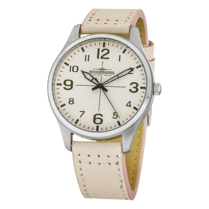 Montre pilote argentée Thunderbirds TB5000-05