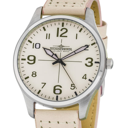 Montre pilote argentée Thunderbirds TB5000-05