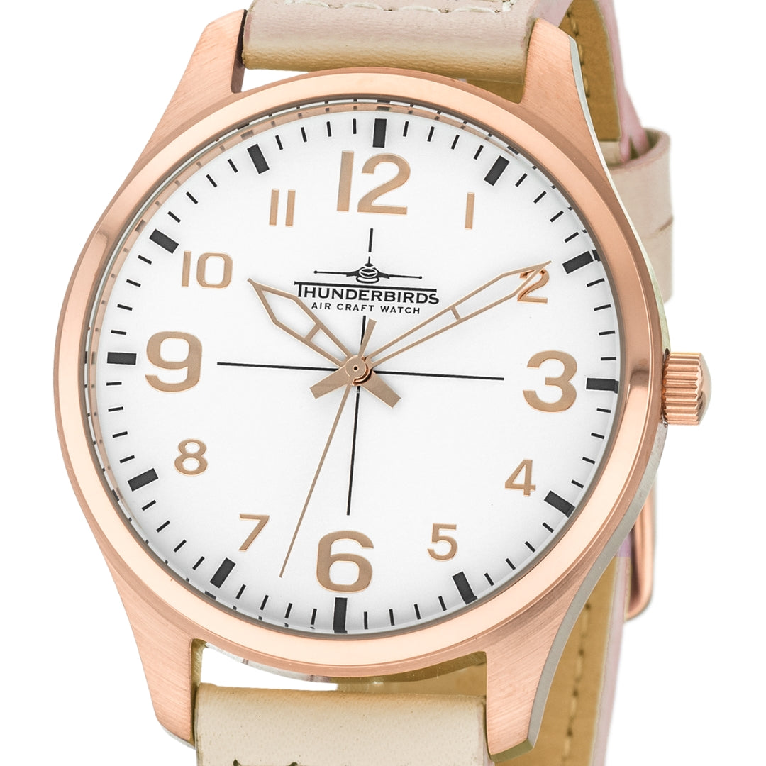 Thunderbirds TB5000-13 Rose Gold Pilot's Watch